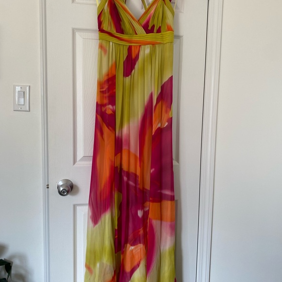 BCBG Maxazria Never Worn Empire Waist Silk Dress - Picture 10 of 13